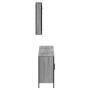 Set de muebles de baño 3 pzas madera contrachapada gris sonoma de , Muebles de baño - Ref: Foro24-3214793, Precio: 165,89 €