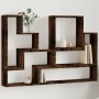 Estantería de pared madera ingeniería roble ahumado 96x12x64 cm | Foro24.es | Tu tienda online para hogar, jardín y más Foro24.es