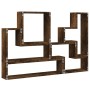 Estantería de pared madera ingeniería roble ahumado 96x12x64 cm | Foro24.es | Tu tienda online para hogar, jardín y más Foro24.es