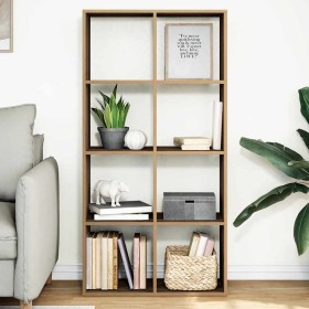 Librería divisora madera roble artisan 69,5x29x137,5 cm