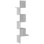 Estantería pared de esquina madera gris sonoma 32x32x127,5 cm de , Estantes y estanterías - Ref: Foro24-860522, Precio: 36,59 €