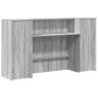 Mostrador de recepción sonoma gris 180x50x103,5 cm | Foro24.es | Tu tienda online para hogar, jardín y más Foro24.es