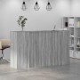Mostrador de recepción sonoma gris 180x50x103,5 cm | Foro24.es | Tu tienda online para hogar, jardín y más Foro24.es