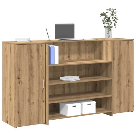 Mostrador de recepción roble artisian 180x50x103,5 cm | Foro24.es | Tu tienda online para hogar, jardín y más Foro24.es