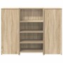 Mostrador de recepción roble sonoma 135x50x103,5 cm de , Escritorios - Ref: Foro24-3324189, Precio: 238,79 €, Descuento: %