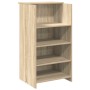 Mostrador de recepción roble sonoma 135x50x103,5 cm de , Escritorios - Ref: Foro24-3324189, Precio: 238,79 €, Descuento: %