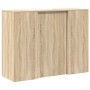 Mostrador de recepción roble sonoma 135x50x103,5 cm de , Escritorios - Ref: Foro24-3324189, Precio: 238,79 €, Descuento: %