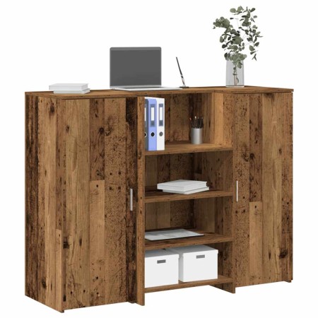 Mostrador de recepción madera vieja 135x50x103,5 cm de , Escritorios - Ref: Foro24-3324194, Precio: 243,09 €, Descuento: %