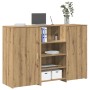 Mostrador de recepción roble artisian 155x50x103,5 cm | Foro24.es | Tu tienda online para hogar, jardín y más Foro24.es