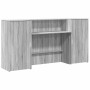 Mostrador de recepción sonoma gris 200x50x103,5 cm | Foro24.es | Tu tienda online para hogar, jardín y más Foro24.es
