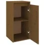 Honey brown solid pine wood wall cabinet 30x30x60 cm by vidaXL, Shelves and shelves - Ref: Foro24-813491, Price: 42,25 €, Dis...