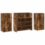 Mostrador de recepción roble ahumado 200x50x103,5 cm de , Escritorios - Ref: Foro24-3324182, Precio: 376,99 €, Descuento: %