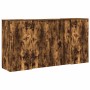 Mostrador de recepción roble ahumado 200x50x103,5 cm de , Escritorios - Ref: Foro24-3324182, Precio: 376,99 €, Descuento: %