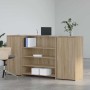 Mostrador de recepción roble sonoma 200x50x103,5 cm | Foro24.es | Tu tienda online para hogar, jardín y más Foro24.es