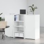 Mostrador de recepción blanco 155x50x103,5 cm madera ingeniería de , Escritorios - Ref: Foro24-3324196, Precio: 281,01 €, Des...