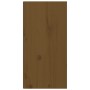 Armario de pared madera maciza de pino marrón miel 30x30x60 cm de vidaXL, Estantes y estanterías - Ref: Foro24-813491, Precio...