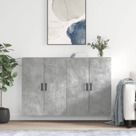 Aparador alto madera contrachapada negro 69,5x34x180 cm | Foro24.es | Tu tienda online para hogar, jardín y más Foro24.es