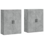 Armario de pared 2 unidades gris hormigón 69,5x34x90 cm | Foro24.es | Tu tienda online para hogar, jardín y más Foro24.es