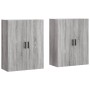Armarios de pared 2 unidades gris Sonoma 69,5x34x90 cm | Foro24.es | Tu tienda online para hogar, jardín y más Foro24.es
