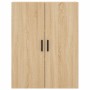 Aparador alto madera contrachapada color roble 69,5x34x180 cm de , Aparadores - Ref: Foro24-3196078, Precio: 126,97 €, Descue...