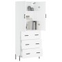 Aparador alto madera contrachapada blanco 69,5x34x180 cm | Foro24.es | Tu tienda online para hogar, jardín y más Foro24.es