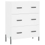 Aparador alto madera contrachapada blanco 69,5x34x180 cm | Foro24.es | Tu tienda online para hogar, jardín y más Foro24.es