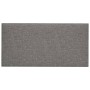Paneles de pared 12 uds tela gris claro 60x30 cm 2,16 m² de , Recubrimiento de paredes - Ref: Foro24-343845, Precio: 70,80 €