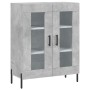 Aparador alto madera contrachapada gris hormigón 69,5x34x180 cm de , Aparadores - Ref: Foro24-3195743, Precio: 156,21 €, Desc...