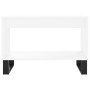 Mesa de centro madera de ingeniería blanca 60x50x40 cm de , Mesas de centro - Ref: Foro24-829260, Precio: 52,62 €