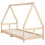 Estructura de cama para niños madera maciza de pino 80x200 cm | Foro24.es | Tu tienda online para hogar, jardín y más Foro24.es
