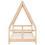 Estructura de cama para niños madera maciza de pino 80x160 cm | Foro24.es | Tu tienda online para hogar, jardín y más Foro24.es