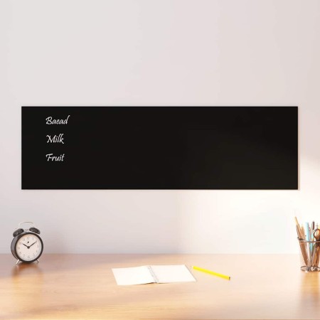 Pizarra magnética de pared vidrio templado negro 100x30 cm | Foro24.es | Tu tienda online para hogar, jardín y más Foro24.es