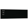 Pizarra magnética de pared vidrio templado negro 100x30 cm | Foro24.es | Tu tienda online para hogar, jardín y más Foro24.es