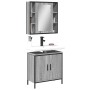 Set de muebles de baño 2 pzas madera contrachapada gris sonoma de , Muebles de baño - Ref: Foro24-3214723, Precio: 127,20 €