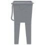 Fregadero de lavadero de resina gris 59x41x75 cm de , Fregaderos - Ref: Foro24-4002800, Precio: 130,56 €