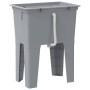 Fregadero de lavadero de resina gris 59x41x75 cm de , Fregaderos - Ref: Foro24-4002800, Precio: 130,56 €