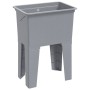 Fregadero de lavadero de resina gris 59x41x75 cm de , Fregaderos - Ref: Foro24-4002800, Precio: 130,56 €
