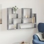 Estantería de pared madera ingeniería gris hormigón 96x12x64 cm | Foro24.es | Tu tienda online para hogar, jardín y más Foro24.es