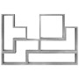 Estantería de pared madera ingeniería gris hormigón 96x12x64 cm | Foro24.es | Tu tienda online para hogar, jardín y más Foro24.es
