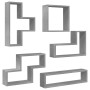 Estantería de pared madera ingeniería gris hormigón 96x12x64 cm | Foro24.es | Tu tienda online para hogar, jardín y más Foro24.es