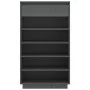 Shoe cabinet made of solid gray pine wood 60x34x105 cm by vidaXL, Shoe racks and shoe organizers - Ref: Foro24-813552, Price:...