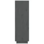 Shoe cabinet made of solid gray pine wood 60x34x105 cm by vidaXL, Shoe racks and shoe organizers - Ref: Foro24-813552, Price:...