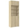 Armario de madera de ingeniería roble Sonoma 80x42,5x225 cm