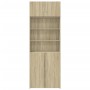 Armario de madera de ingeniería roble Sonoma 80x42,5x225 cm