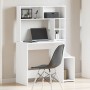 Escritorio estantes madera contrachapada blanco 100x45x140 cm | Foro24.es | Tu tienda online para hogar, jardín y más Foro24.es