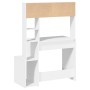 Escritorio estantes madera contrachapada blanco 100x45x140 cm | Foro24.es | Tu tienda online para hogar, jardín y más Foro24.es