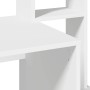 Escritorio estantes madera contrachapada blanco 100x45x140 cm | Foro24.es | Tu tienda online para hogar, jardín y más Foro24.es