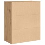 Estantería de madera ingeniería roble artisan 60x30x71,5 cm