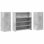 Mostrador de recepción gris hormigón 180x50x103,5 cm | Foro24.es | Tu tienda online para hogar, jardín y más Foro24.es