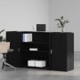 Mostrador de recepción roble negro 200x50x103,5 cm | Foro24.es | Tu tienda online para hogar, jardín y más Foro24.es